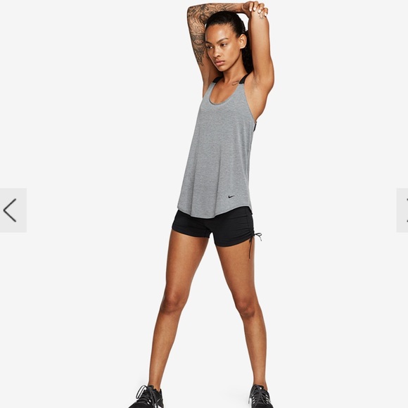 Nike Dri-fit heather grey running tank sz Medium - Picture 2 of 7